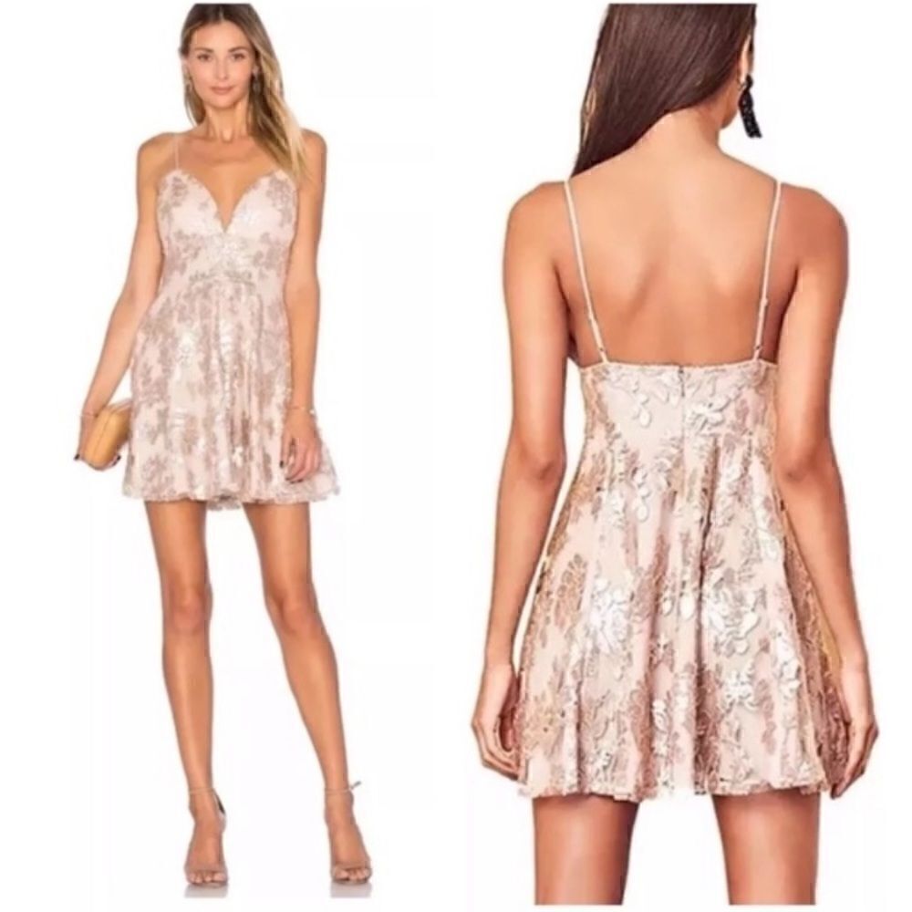 NEW LOVERS + FRIENDS Sparkly Mini Dress
